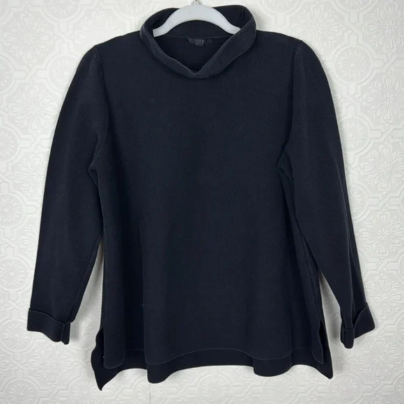 COS Tops Cos Turtleneck Black Mock Neck Boxy Medium Sweater